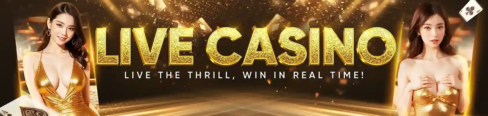 Live dealer hosting a baccarat table on aa45 app interface